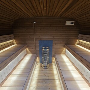 Sauna da Esterno LUX CUBE in Abete o Thermowood Massello. Disponibile in Diverse Misure per Ogni Esigenza - immagine 33