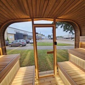 Sauna da Esterno LUX CUBE in Abete o Thermowood Massello. Disponibile in Diverse Misure per Ogni Esigenza - immagine 30