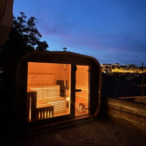 Sauna da Esterno LUX CUBE in Abete o Thermowood Massello. Disponibile in Diverse Misure per Ogni Esigenza - immagine 46