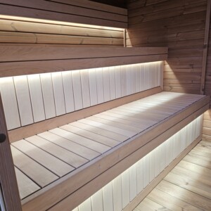 Sauna da Esterno LUX CUBE in Abete o Thermowood Massello. Disponibile in Diverse Misure per Ogni Esigenza - immagine 28