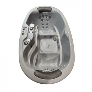Vasca Ofuro Ovale ONYX per 2 Persone – Riscaldamento a Legna Optional - immagine 11