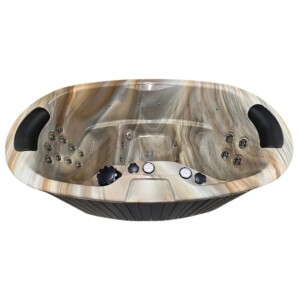 Vasca Ofuro Ovale ONYX per 2 Persone – Riscaldamento a Legna Optional - immagine 10