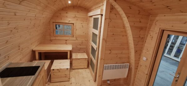 LUX MEGA POD isolato 3x4,80 m con ingresso centrale – fotografia 4
