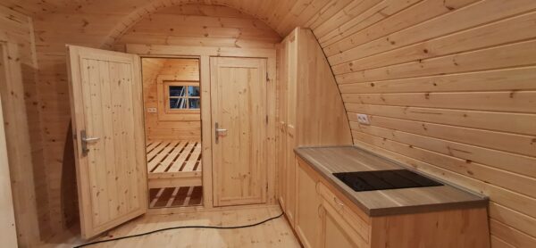 LUX MEGA POD isolato 3x4,80 m con ingresso centrale – fotografia 7